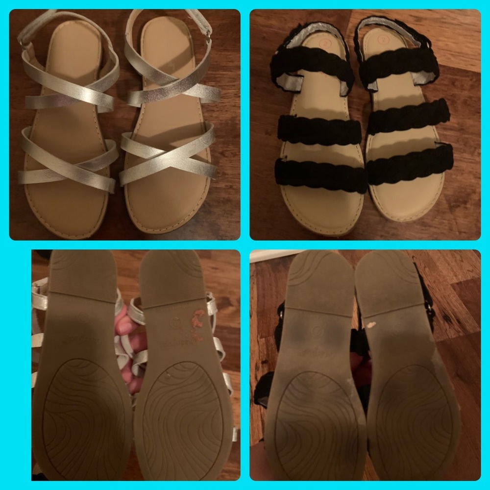 2 Pairs of Girls Sandals